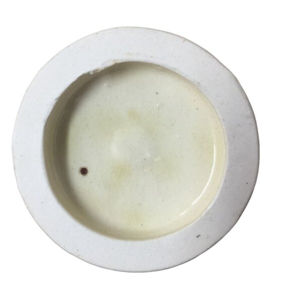 Vintage Flower Patterned Tea Pot with Lid and Wicker Handle- Made in Japan - Picture 7 of 11